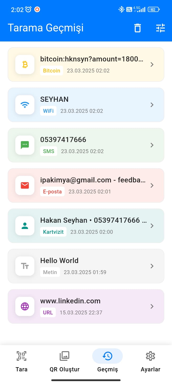 BackQR Ekran Görüntüsü 2