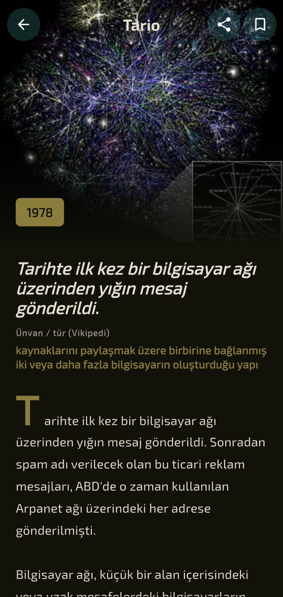 Tario olay detayı