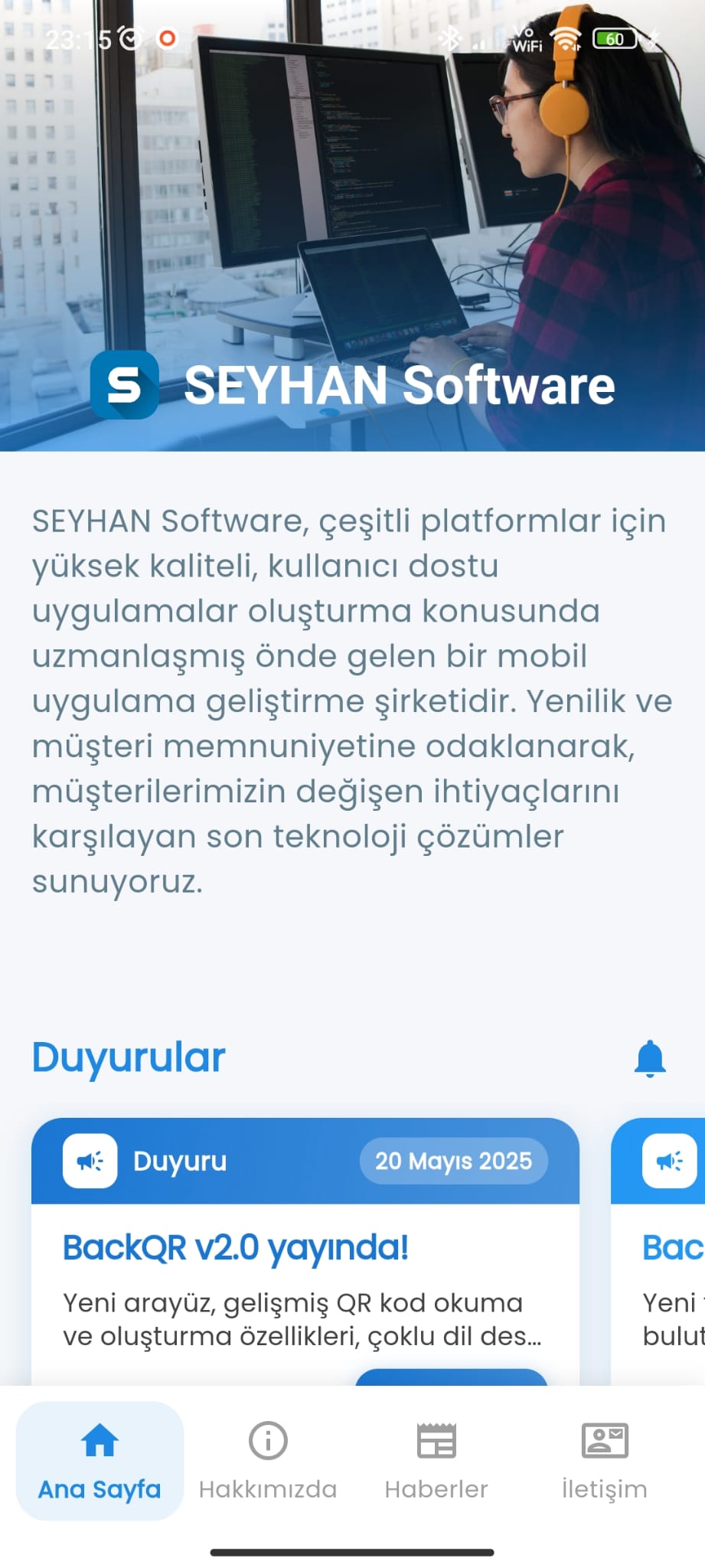 SEYHAN Software App Preview